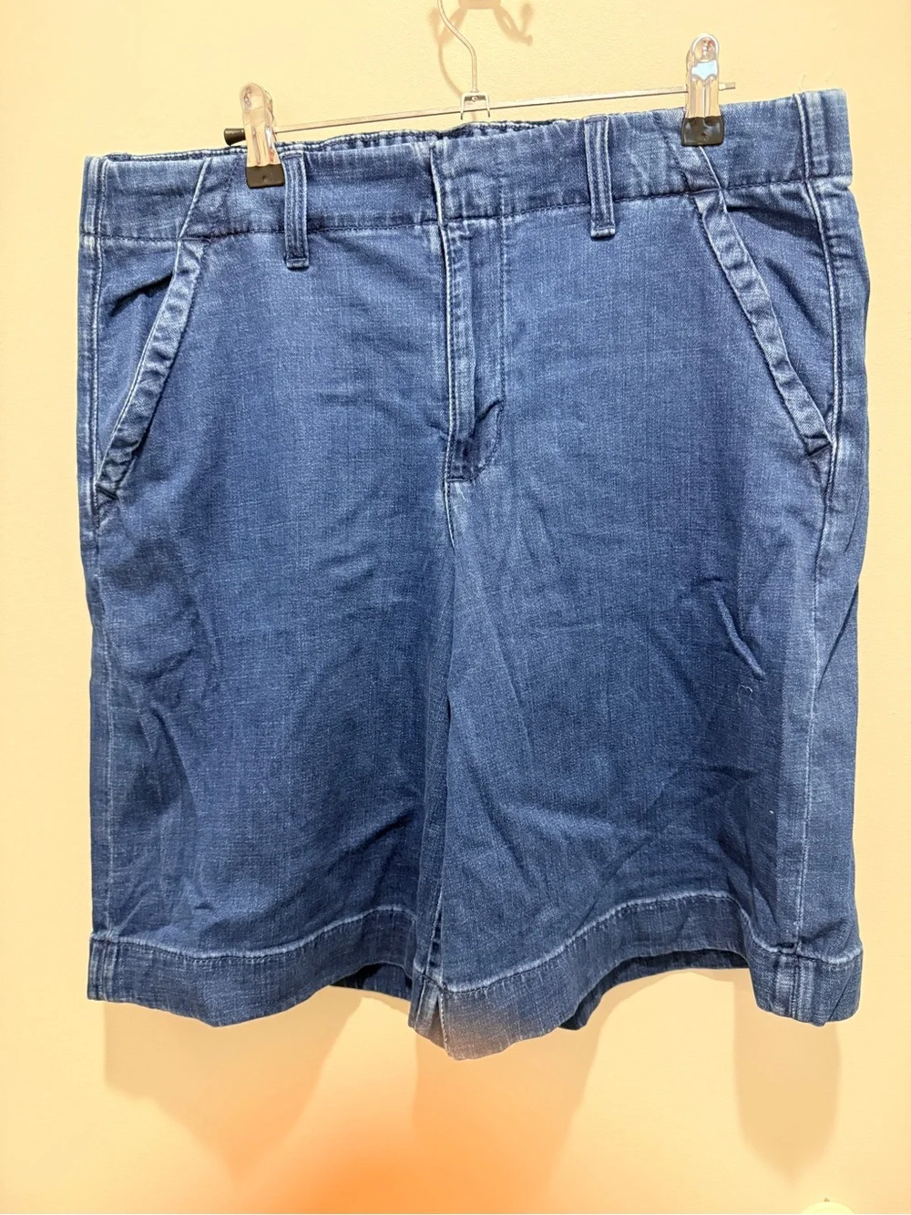 American Eagle long denim shorts